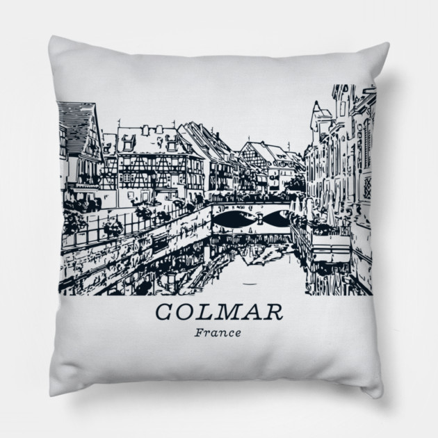 Colmar - France Pillow by Lakeric