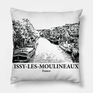 Issy-les-Moulineaux - France Pillow