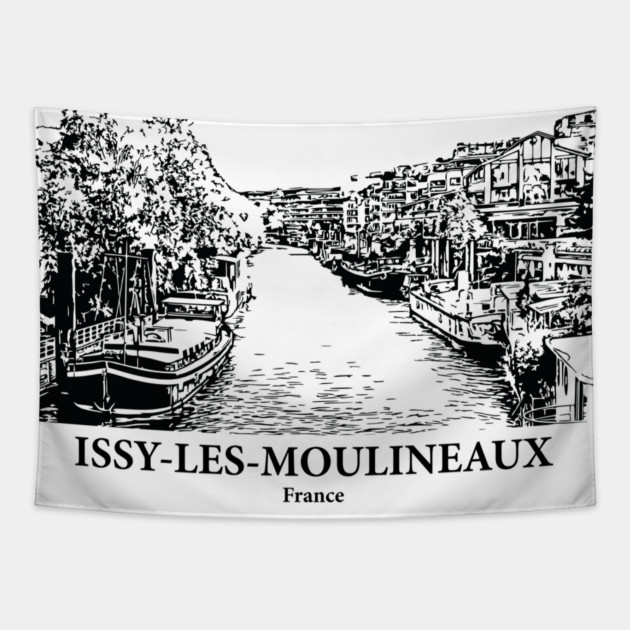 Issy-les-Moulineaux - France Tapestry by Lakeric