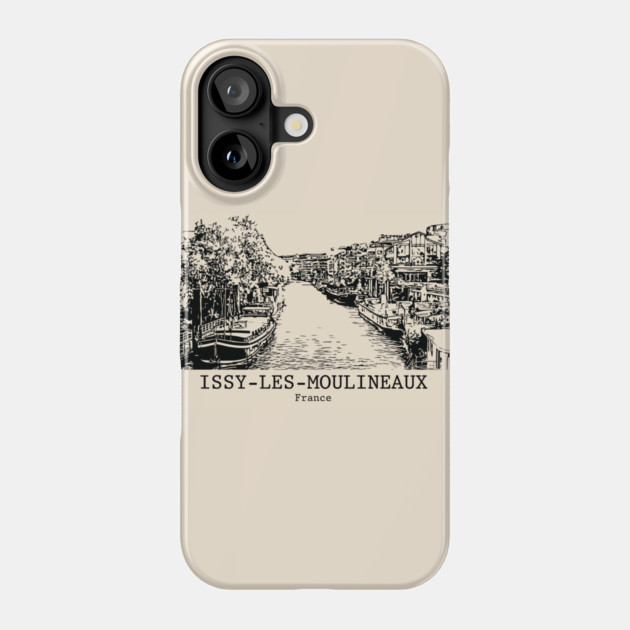 Issy-les-Moulineaux - France Phone Case by Lakeric