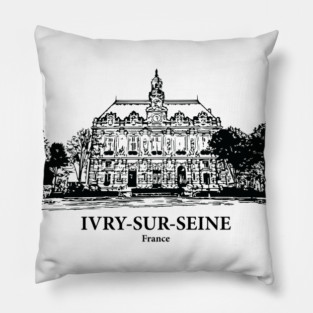 Ivry-sur-Seine - France Pillow