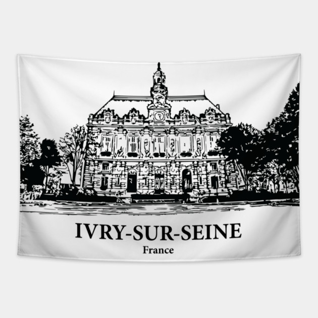 Ivry-sur-Seine - France Tapestry by Lakeric