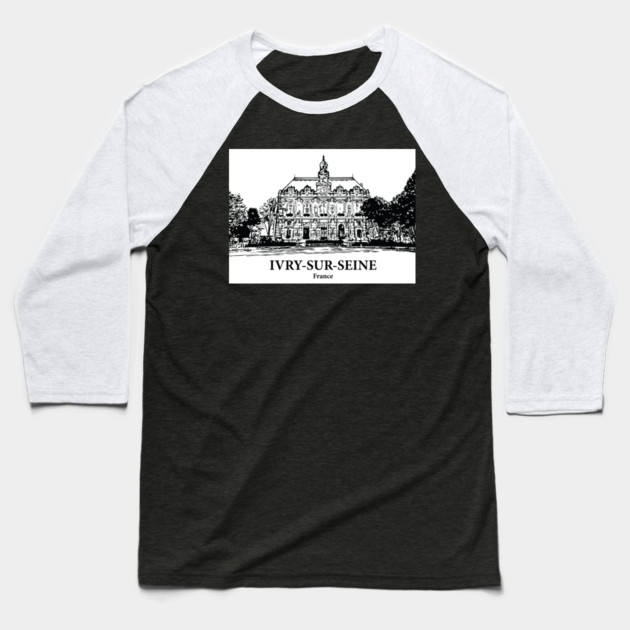 Ivry-sur-Seine - France Baseball T-Shirt by Lakeric