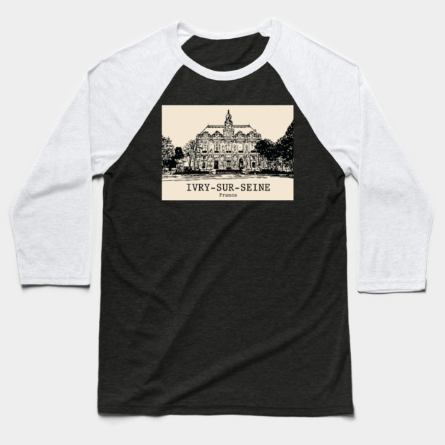 Ivry-sur-Seine - France Baseball T-Shirt by Lakeric