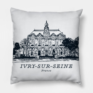 Ivry-sur-Seine - France Pillow