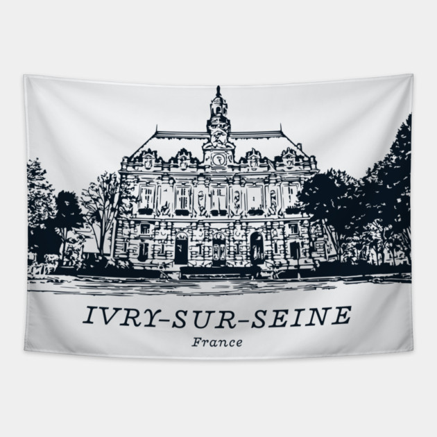 Ivry-sur-Seine - France Tapestry by Lakeric