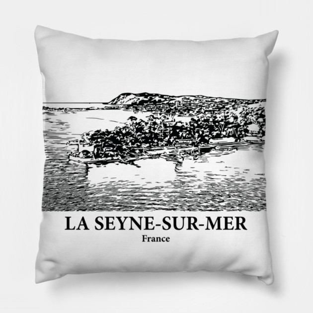 La Seyne-sur-Mer - France Pillow by Lakeric
