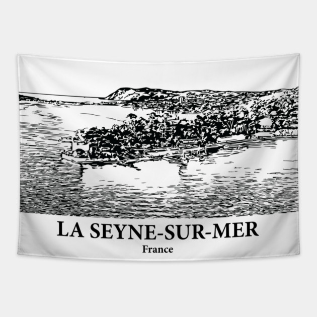 La Seyne-sur-Mer - France Tapestry by Lakeric
