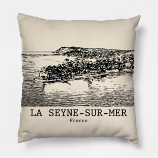 La Seyne-sur-Mer - France Pillow