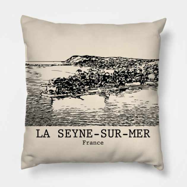 La Seyne-sur-Mer - France Pillow by Lakeric