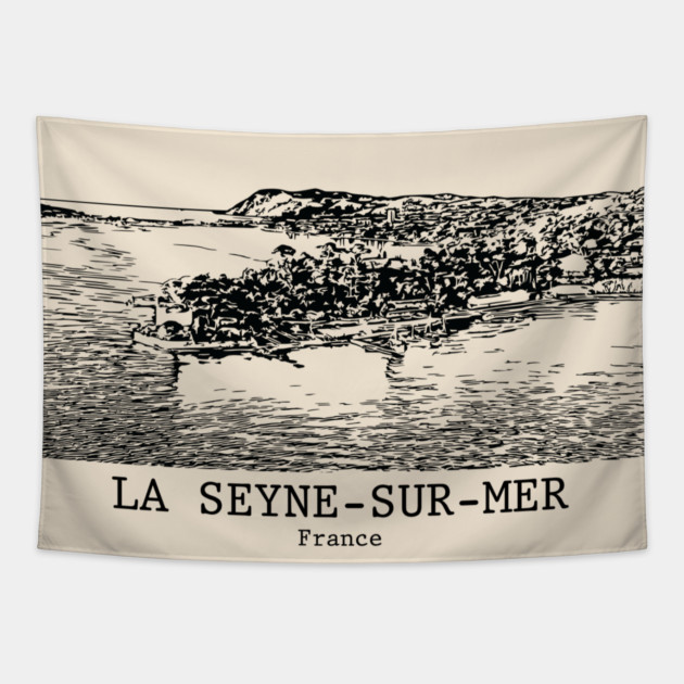 La Seyne-sur-Mer - France Tapestry by Lakeric