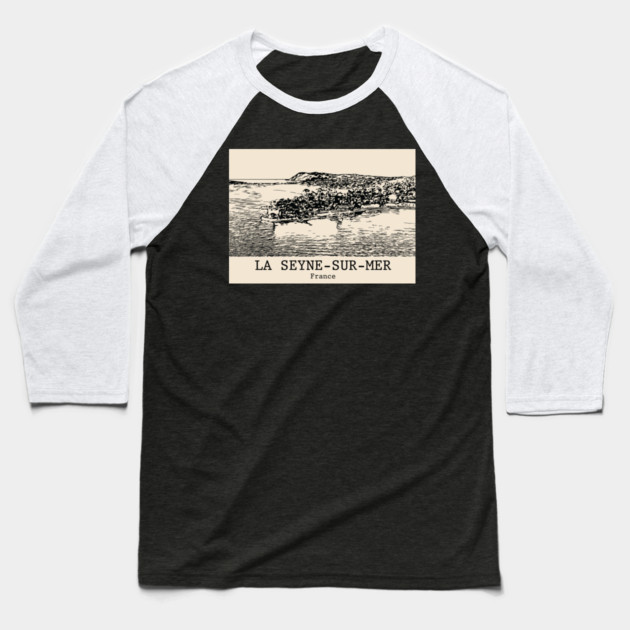 La Seyne-sur-Mer - France Baseball T-Shirt by Lakeric