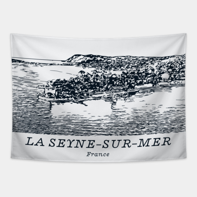 La Seyne-sur-Mer - France Tapestry by Lakeric