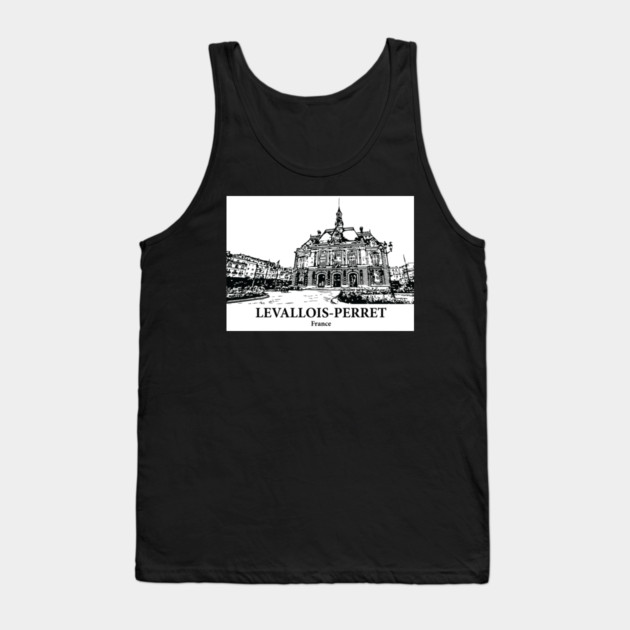 Levallois-Perret - France Tank Top by Lakeric
