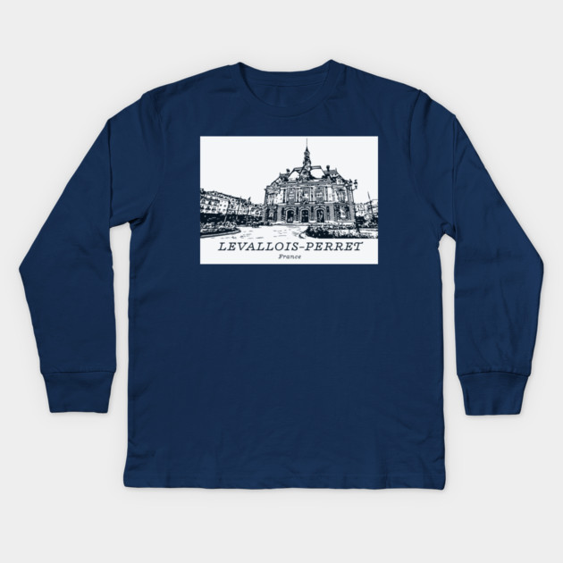 Levallois-Perret - France Kids Long Sleeve T-Shirt by Lakeric