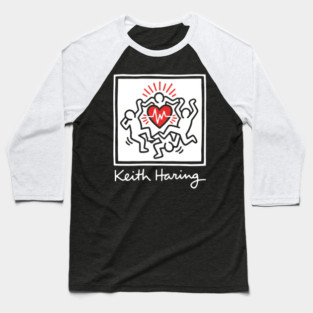Keith Haring Love Baseball T-Shirt