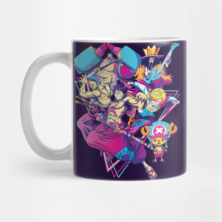 one piece anime - straw hat pirates Mug