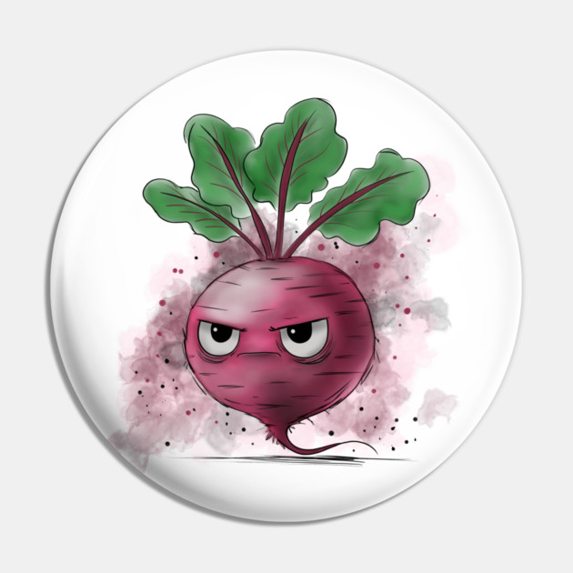 Grumpy Beet Pin by H. R. Sinclair