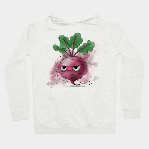 Grumpy Beet Hoodie by H. R. Sinclair