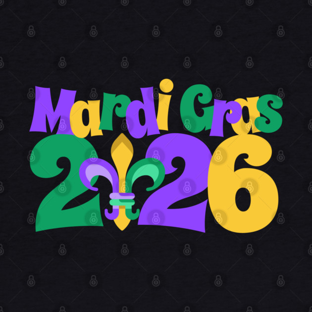 Mardi Gras 2026 fleur-de-lis by HolidayBug