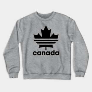 Canada (Maple Leaf Logo Black) Crewneck Sweatshirt