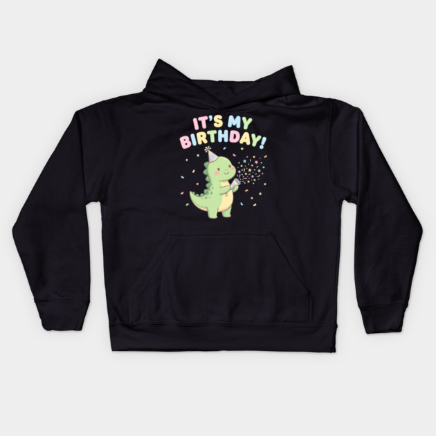 It’s My Birthday Dino Kids Hoodie by ArtistTee ⭐⭐⭐⭐⭐