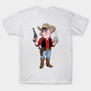 Pig Gunslinger T-Shirt