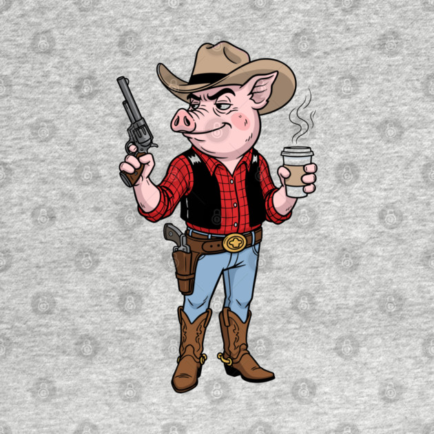 Pig Gunslinger by enrynz