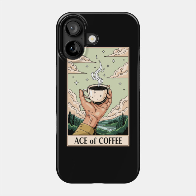 Ace Of Coffee Phone Case by enrynz