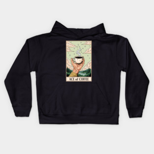Ace Of Coffee Kids Hoodie