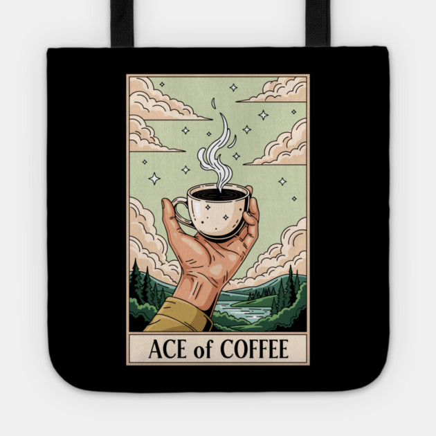 Ace Of Coffee Tote by enrynz