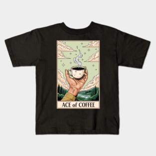 Ace Of Coffee Kids T-Shirt