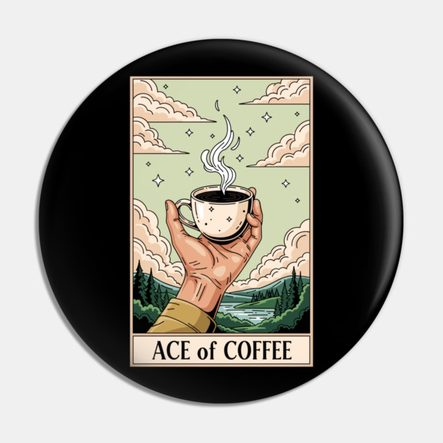 Ace Of Coffee Pin by enrynz