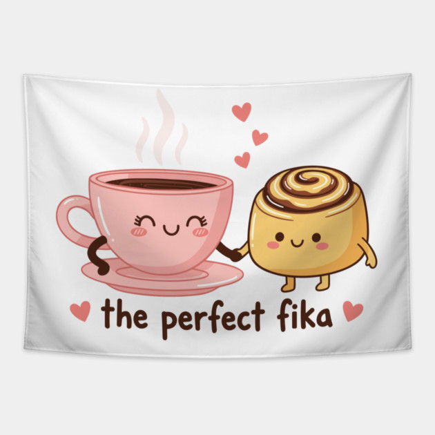 The Perfect Fika Tapestry by enrynz