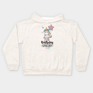 It’s My Birthday Unicorn Kids Hoodie