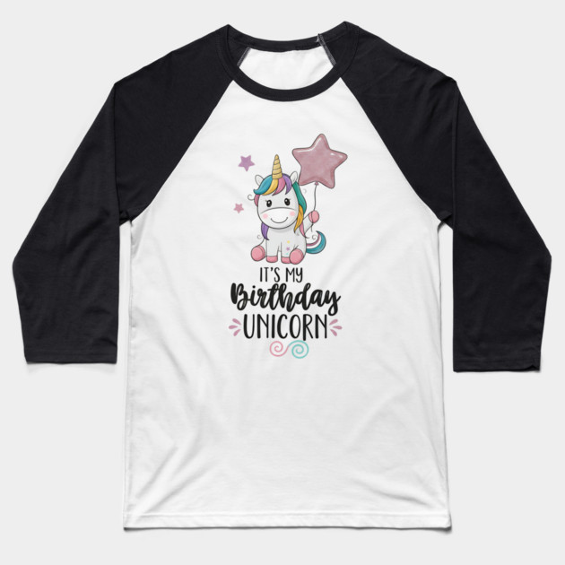 It’s My Birthday Unicorn Baseball T-Shirt by ArtistTee ⭐⭐⭐⭐⭐