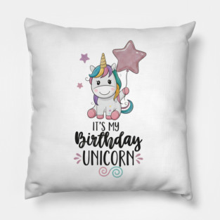 It’s My Birthday Unicorn Pillow
