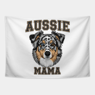Aussie Mama - Australian Shepherd Tapestry