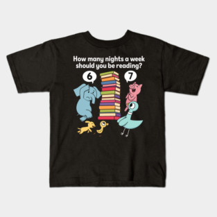 How Many Nights A Week Should You Be Reading 6-7 Kids T-Shirt