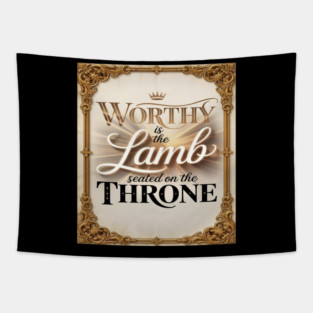 Worthy is Jesus The Lamb Tapestry