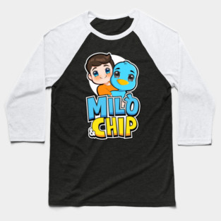 MILO AND CHIP Baseball T-Shirt