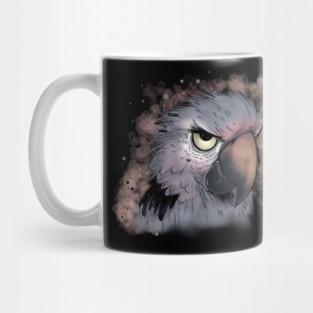 Grumpy Psittacus Parrot Mug