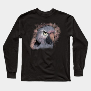 Grumpy Psittacus Parrot Long Sleeve T-Shirt