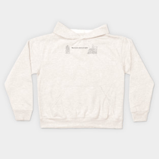 One Battle After Another: Why Is Your Shirt So Tight? [Outline] Kids Hoodie