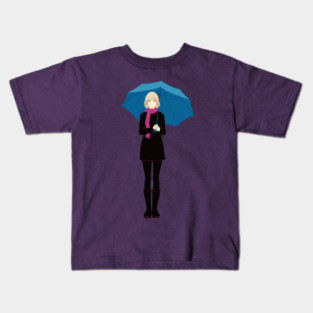 Blue Umbrella Kids T-Shirt