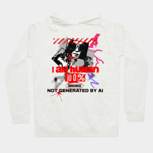 I Am Human, Not AI Hoodie