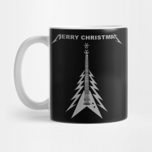 Metallic Guitar Christmas Tree Mug