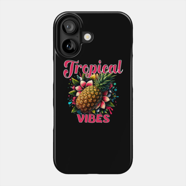 Tropical Vibes Phone Case by Cool Monkey Designs