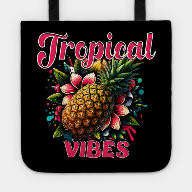 Tropical Vibes Tote by Cool Monkey Designs