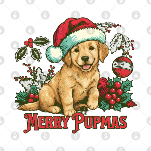 Puppy Christmas by Cool Monkey Designs
